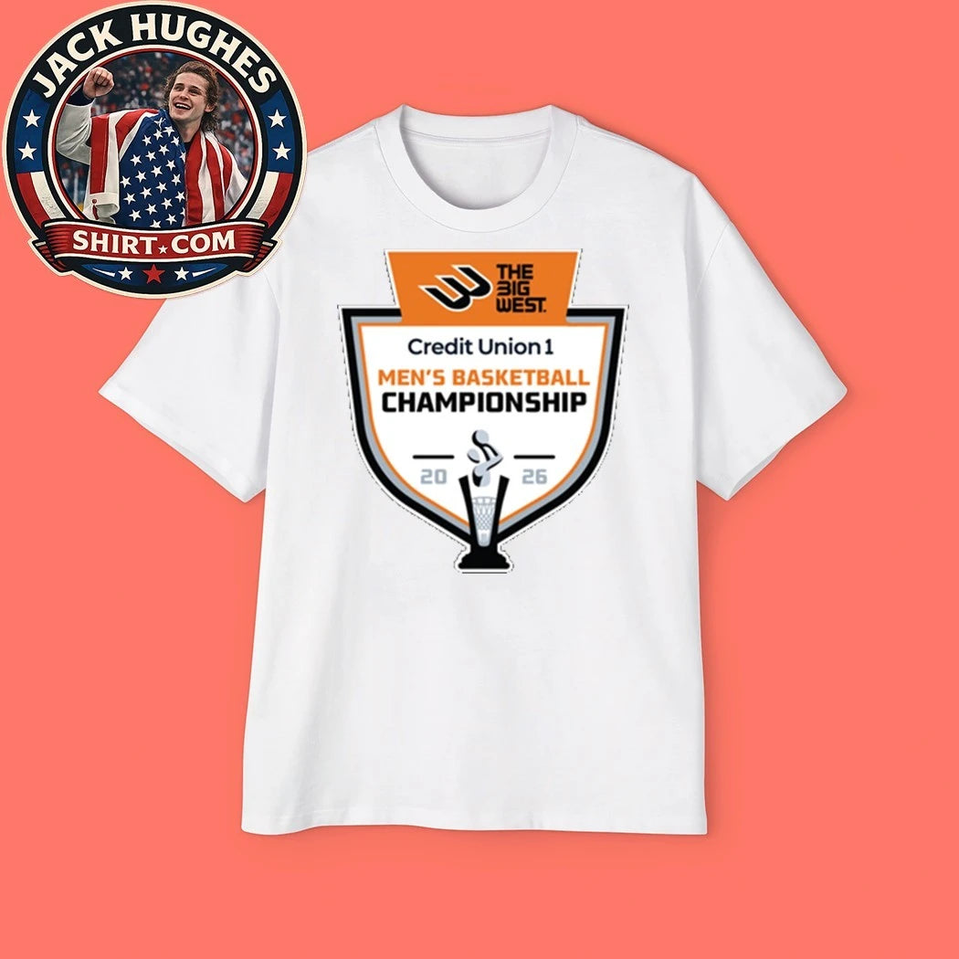 The Big West Credit Union 1 Men’s Basketball Championship 2026 Logo T-Shirt
