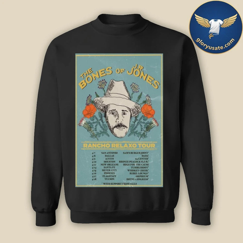 The Bones of J.R. Jones Rancho Relaxo Tour April 2026 Poster Shirt
