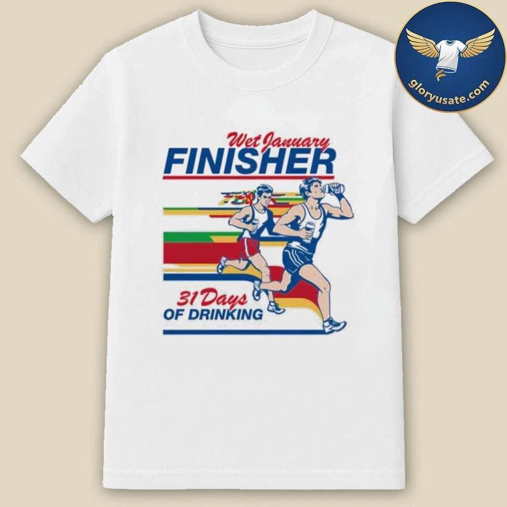 The Boozy Collection Wet January Finisher Shirt