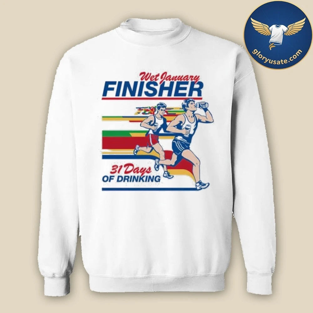 The Boozy Collection Wet January Finisher Shirt