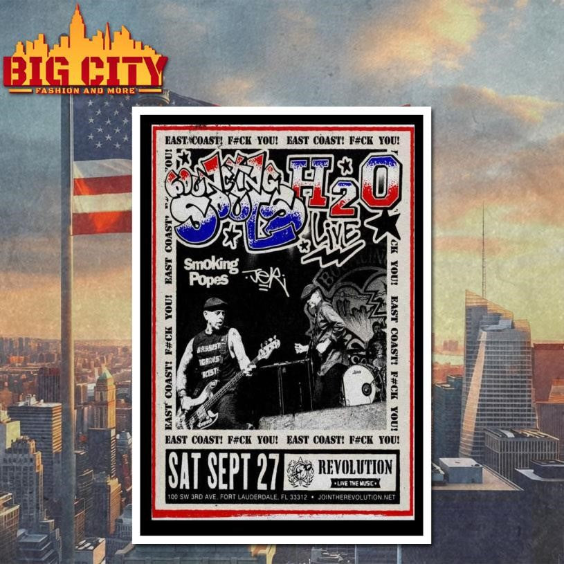 The Bouncing Souls Florida 2025 Poster Shirt
