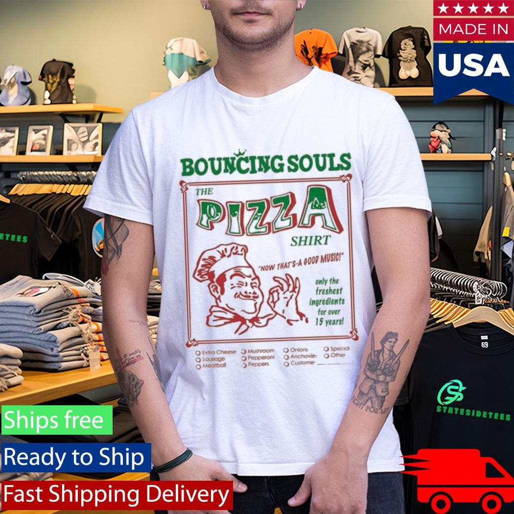 The Bouncing Souls Pizza Shirt