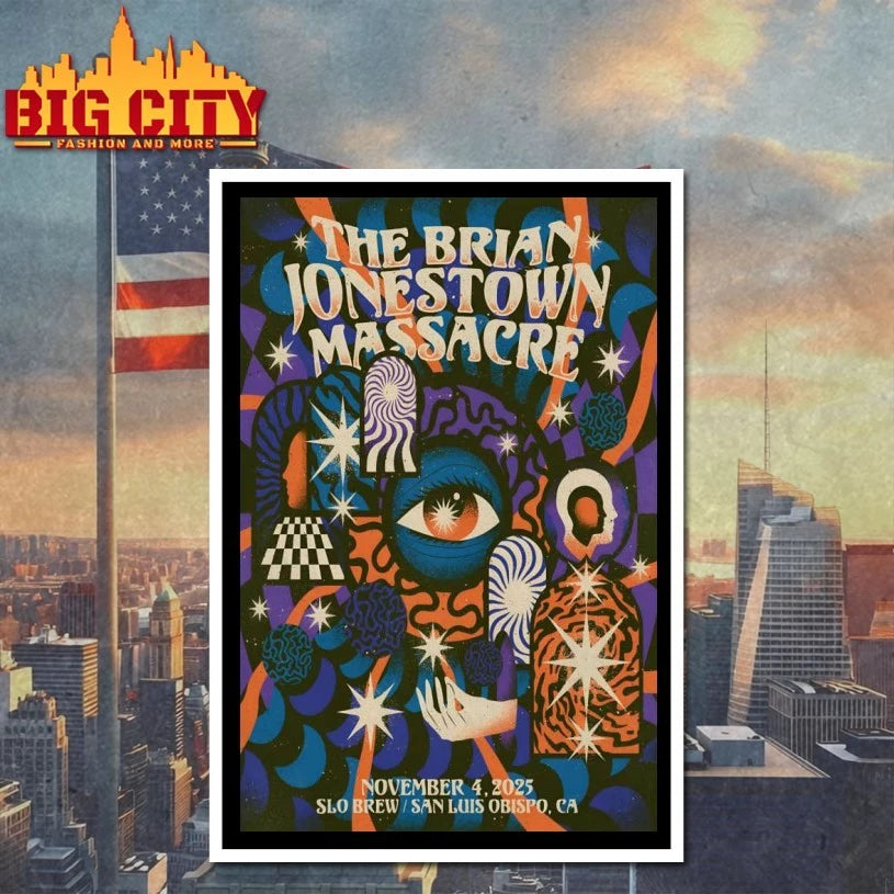 The Brian And Jones Towin With Massacre Nov 4 2025 SLO Brew In San Luis Obispo CA Poster shirt