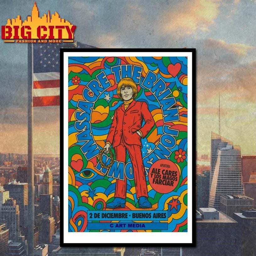 The Brian Jonestown Massacre C Art Media On Dec 2 2025 in Buenos Aires Argentina Poster Shirt
