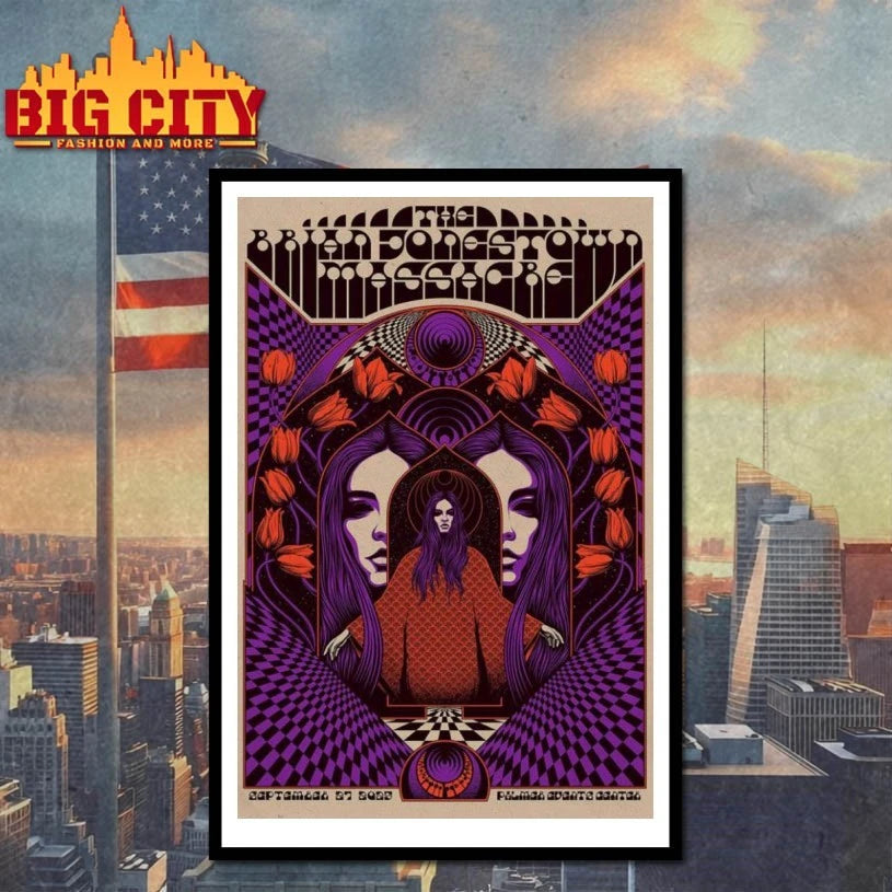 The Brian Jonestown Massacre Palmer Events Center Show Poster Shirt