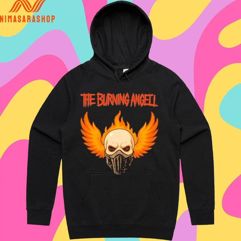 The Burning Angel Skull Shirts