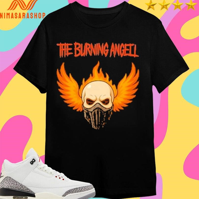 The Burning Angel Skull Shirts