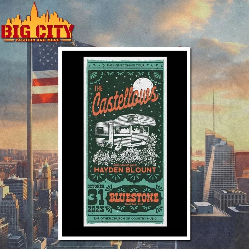 The Castellows Oct 31 2025 Columbus Event Poster Shirt