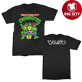 The Casualties Turtle Black Band Shirt Punk Rock 2025 Two Sided Shirt