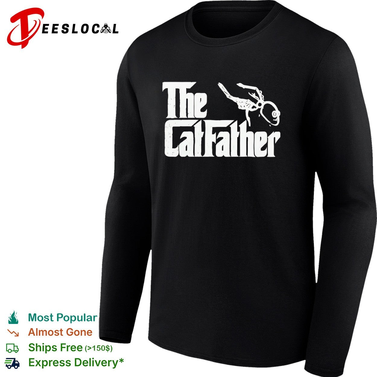 The Catfather The Godfather Parody shirt