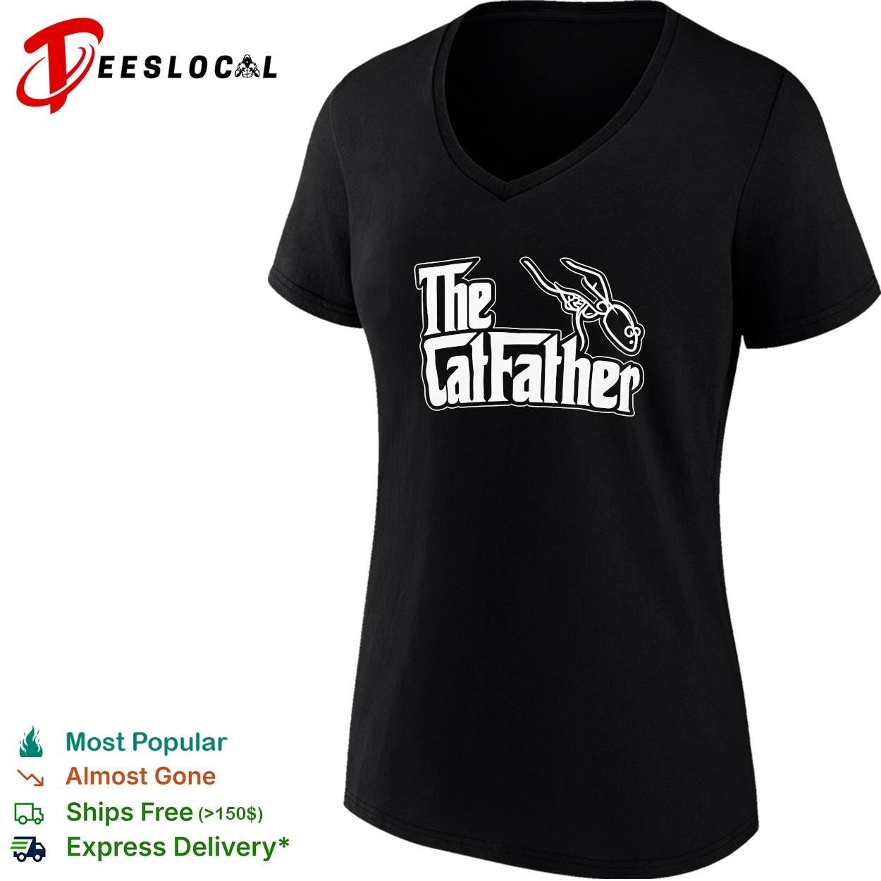 The Catfather funny father day shirt