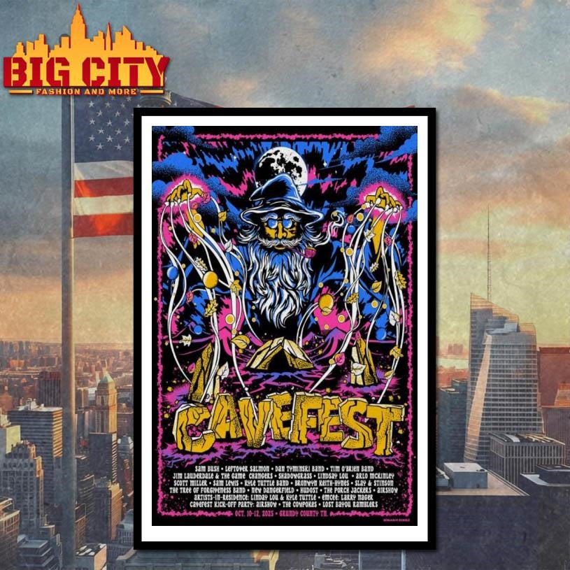 The Caverns Tennessee Oct 10-12 2025 Poster Shirt