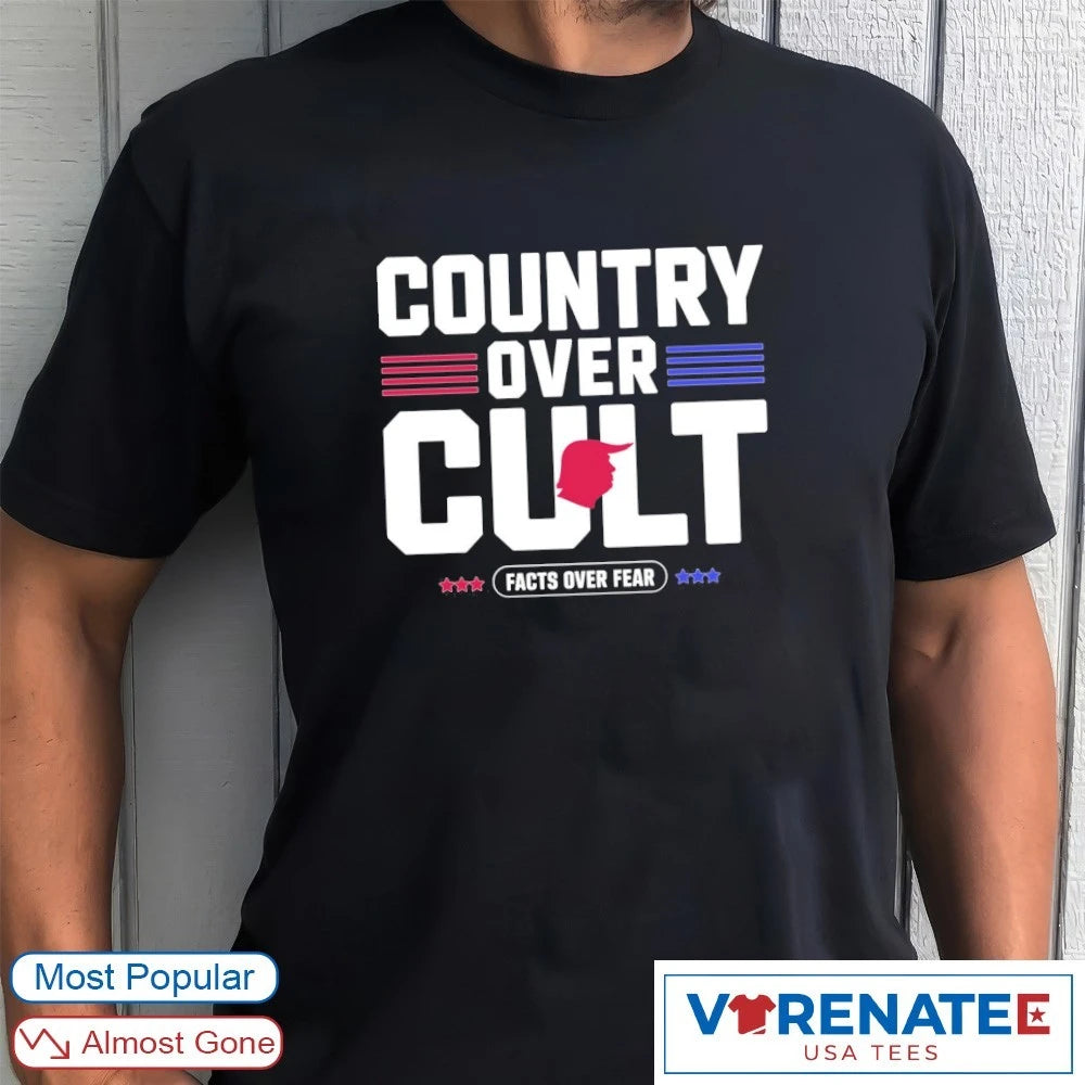 The Christian Left Country Over Cult Facts Over Fear shirt