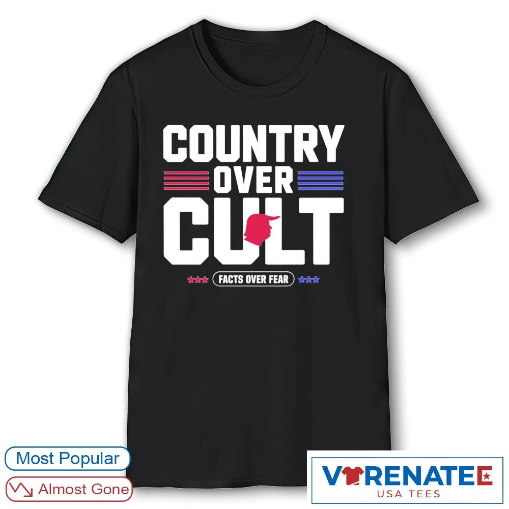 The Christian Left Country Over Cult Facts Over Fear shirt