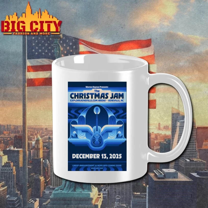 The Christmas Jam Asheville, NC Event 2025 Poster shirt