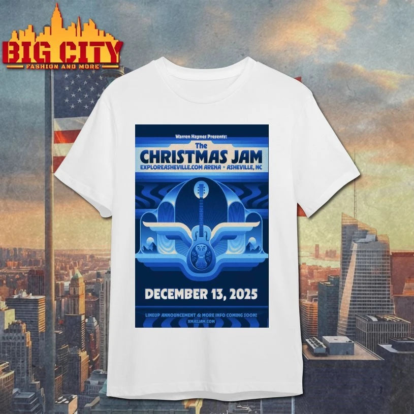 The Christmas Jam Asheville, NC Event 2025 Poster shirt