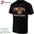 The City New York Knicks Never Sleeps shirt