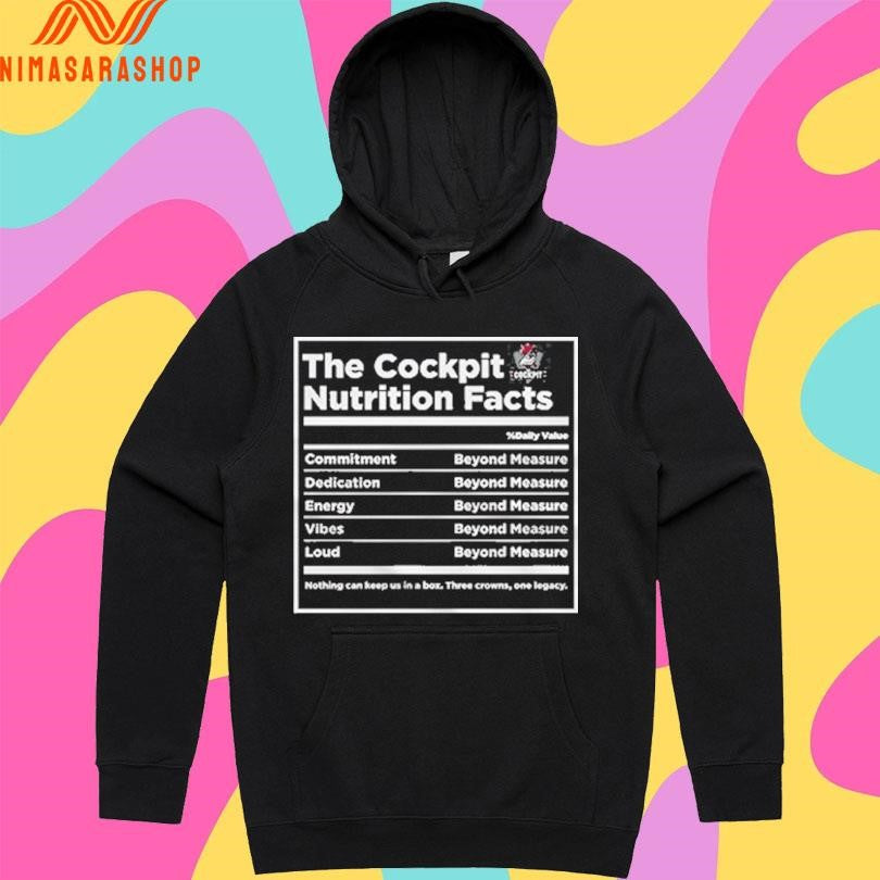 The Cockpit Nutrition Fact Shirts