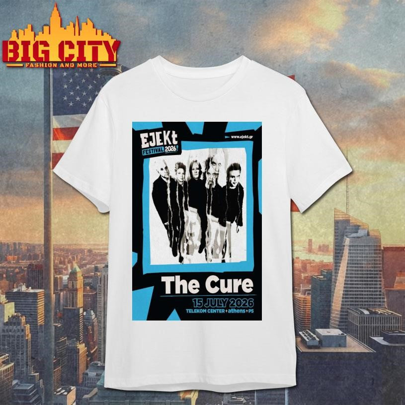 The Cure July 15 2026 Telekom Center Athens, Greece Poster Shirt