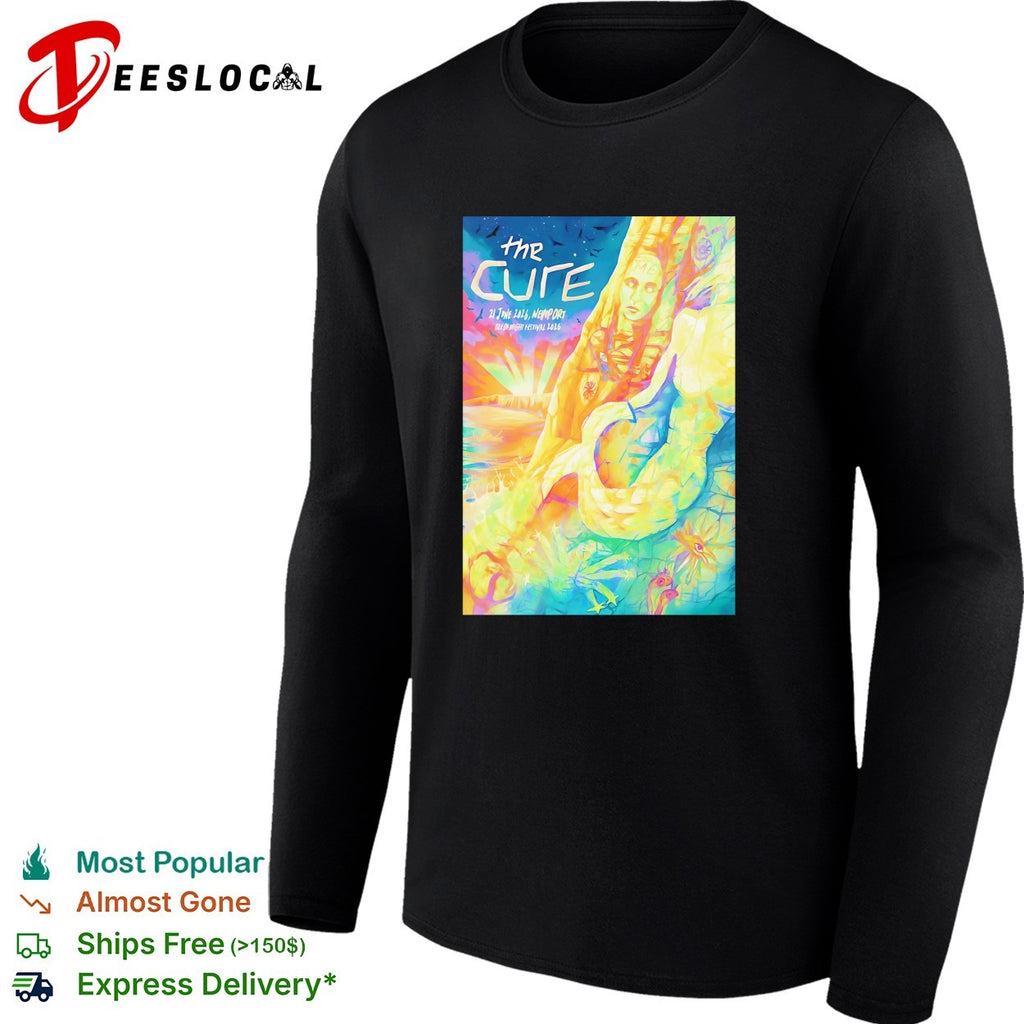 The Cure mermaid painting poster shirt
