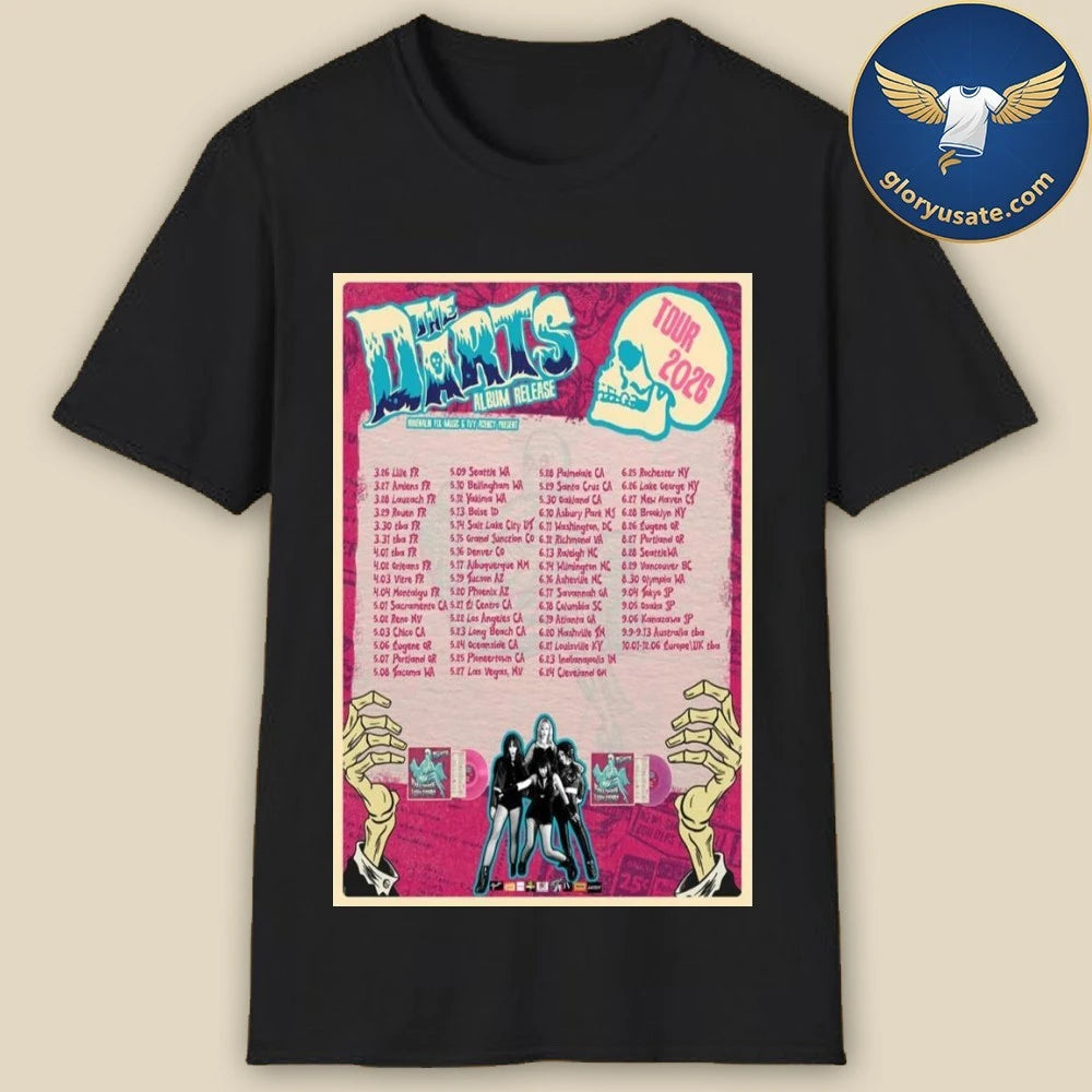 The Darts Tour 2026 Poster Shirt