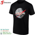 The Death Star and the NASA logo shirt