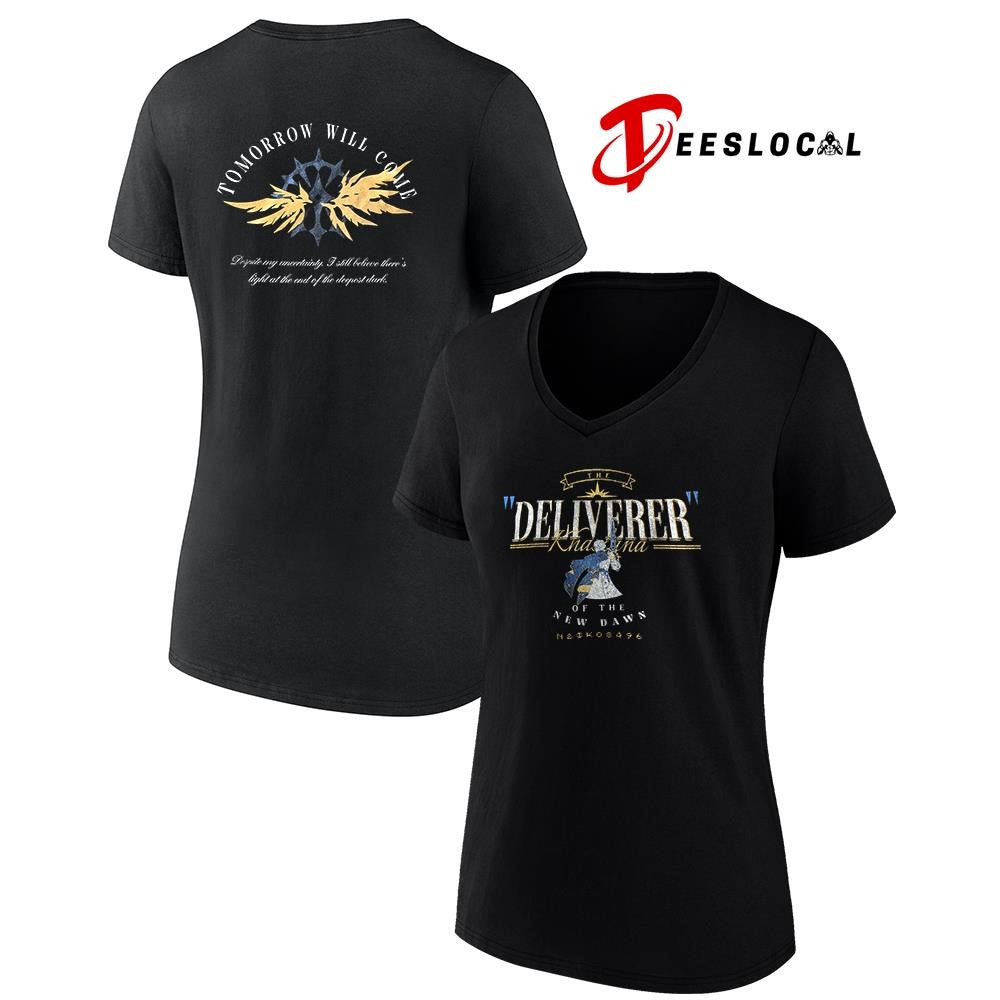 The Deliverer of the New Dawn tomorrow will come despite my uncertainty graphic shirt