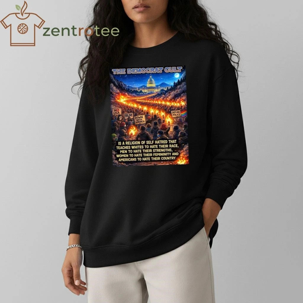 The Democrat Cult paint tee