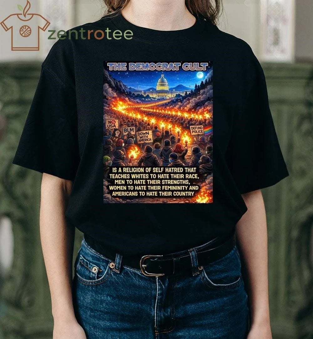 The Democrat Cult paint tee