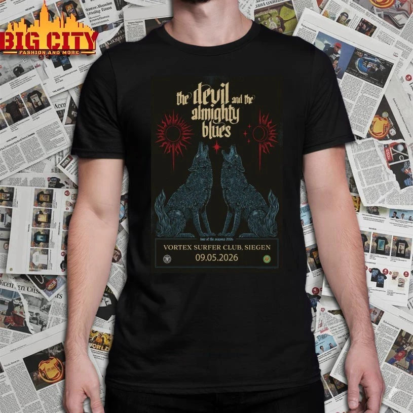 The Devil And The Almighty Blues Tour Of The Seasons 2026 Poster shirt
