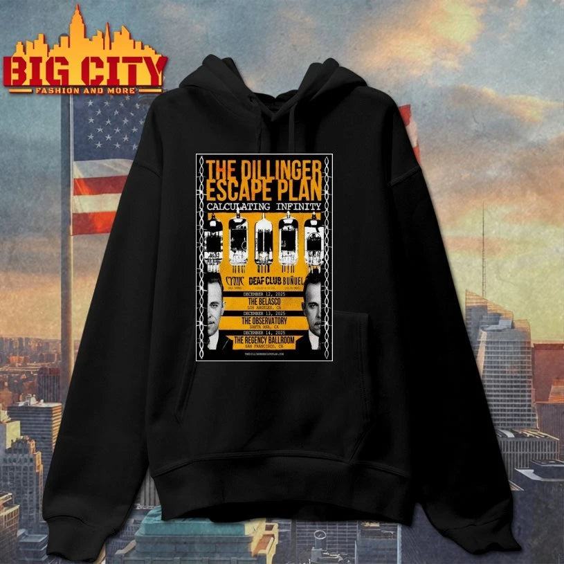 The Dillinger Escape Plan California Shows 2025 Poster Shirt