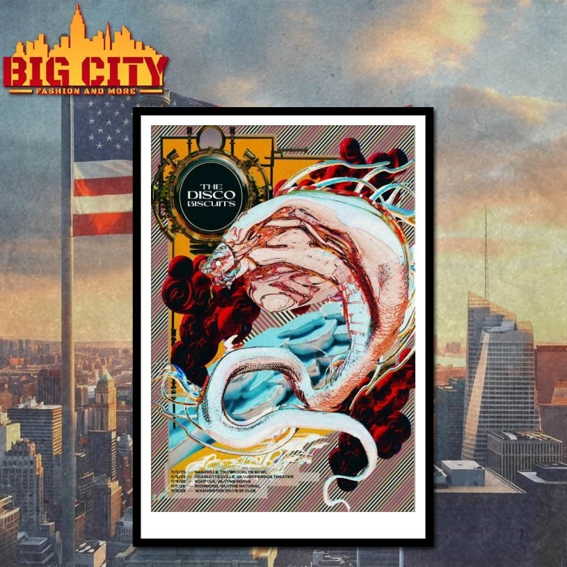 The Disco Biscuits Fall Tour 2025 Poster shirt