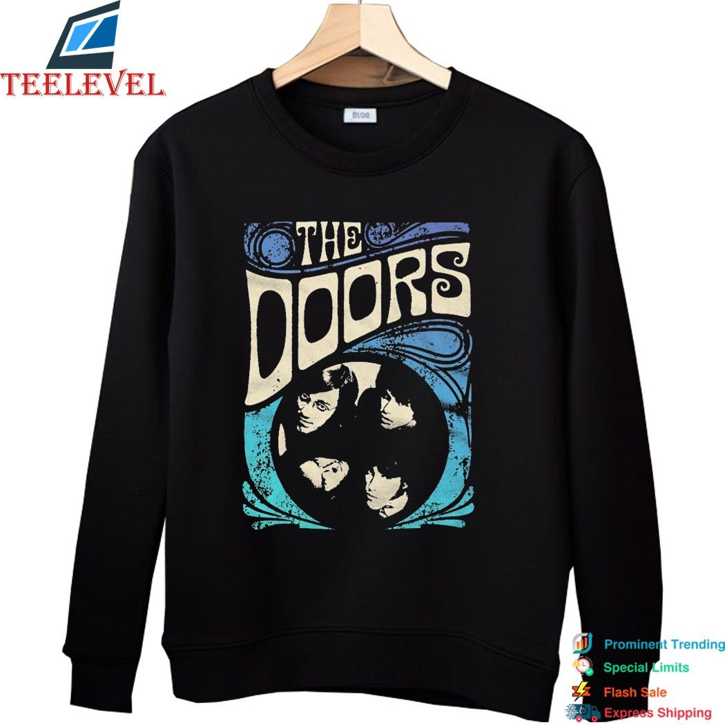 The Doors Psychedelic Blue Faces T-shirts