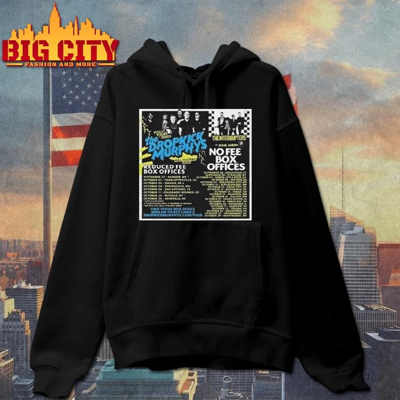 The Dropkick Murphys Fall Tour 2023 Fanwear Concert Shirt