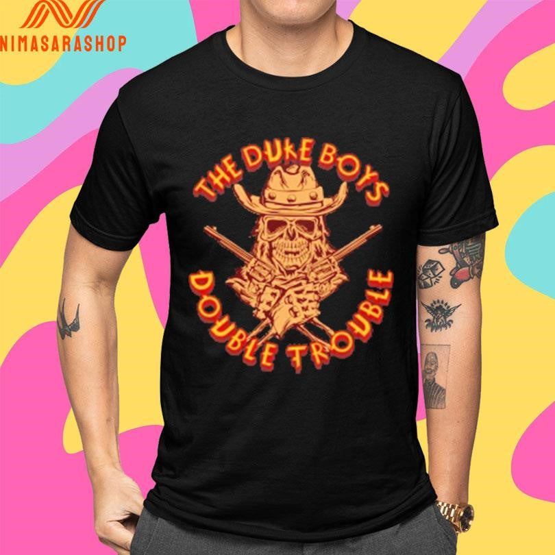 The Duke Boys Double Trouble Skull Shirts