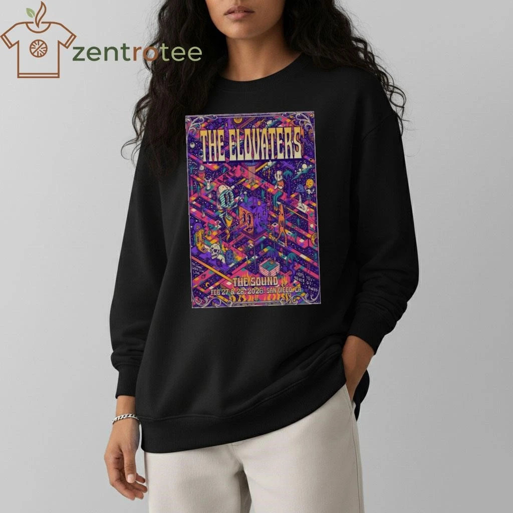 The Elovaters Feb 27 and 2026 San Diego tee