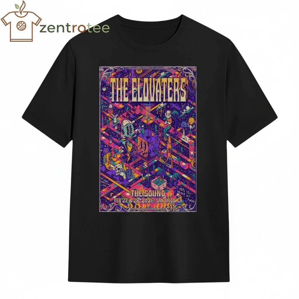 The Elovaters Feb 27 and 2026 San Diego tee