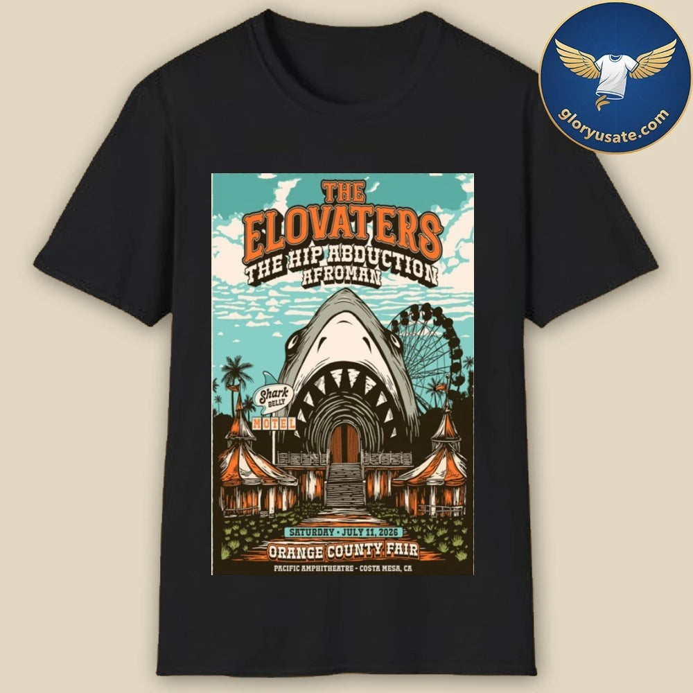The Elovaters July 11 2026 Pacific Amphitheatre Costa Mesa CA Poster Shirt