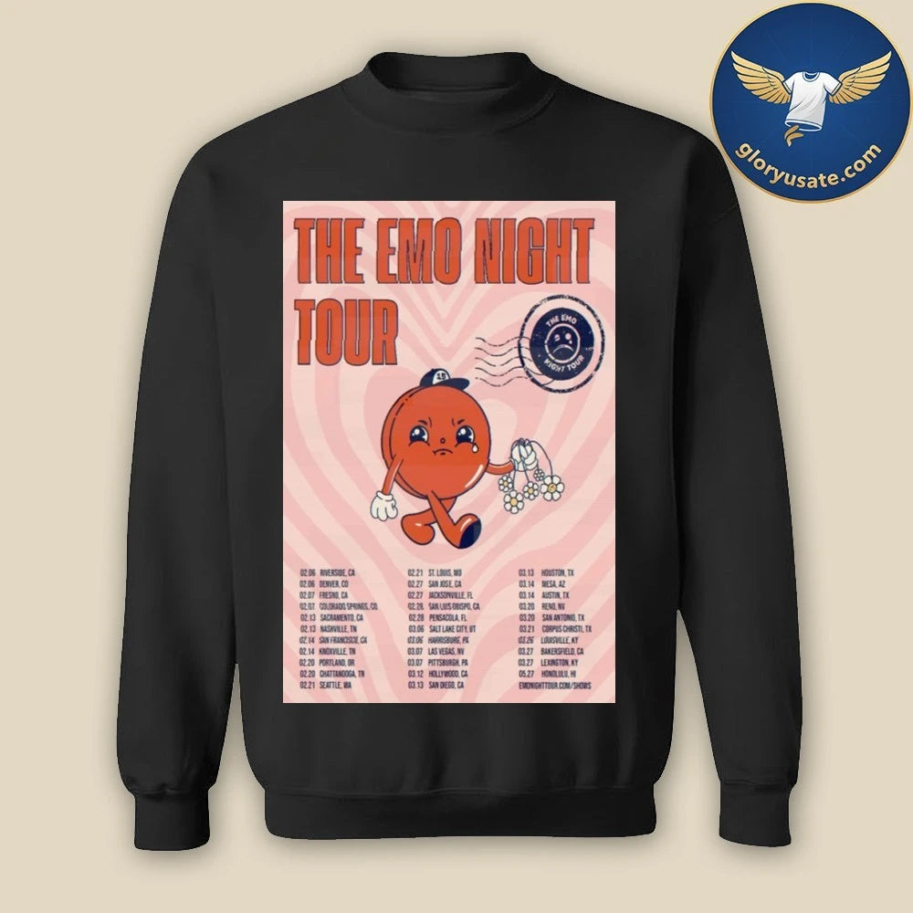 The Emo Night Tour 2026 Poster Shirt