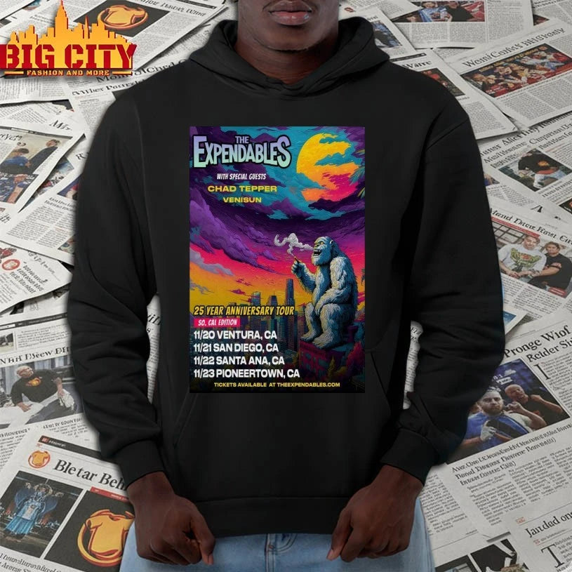 The Expendables Year Anniversary Tour 2025 Poster shirt