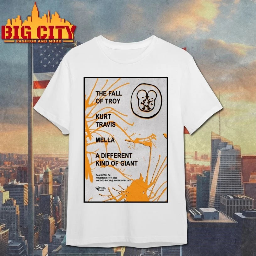 The Fall Of Troy November 30 2025 Voodoo Room, San Diego Poster Shirt
