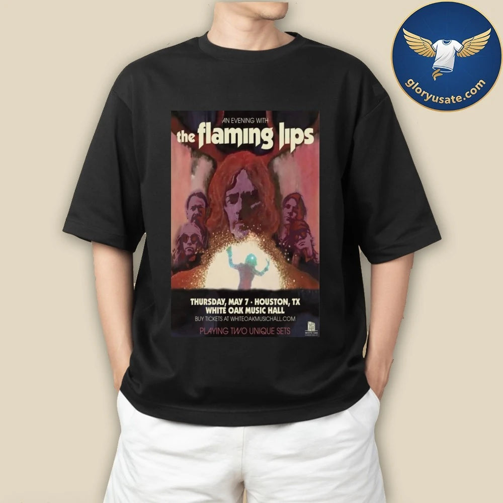 The Flaming Lips May 7 2026 Houston, TX Poster Shirt
