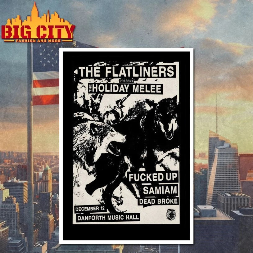 The Flatliners 12.12.2025 Toronto ON Poster shirt