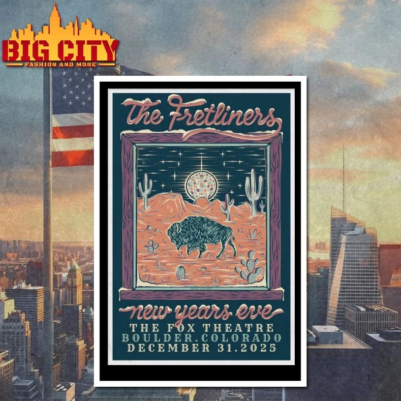 Official The Fretliners December 31 2025 In Boulder CO Poster shirt