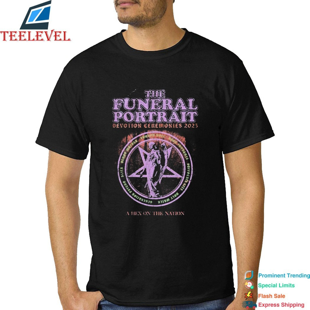 The Funeral Portrait Hex On The Nation Devotions 2023 Tour T-shirts