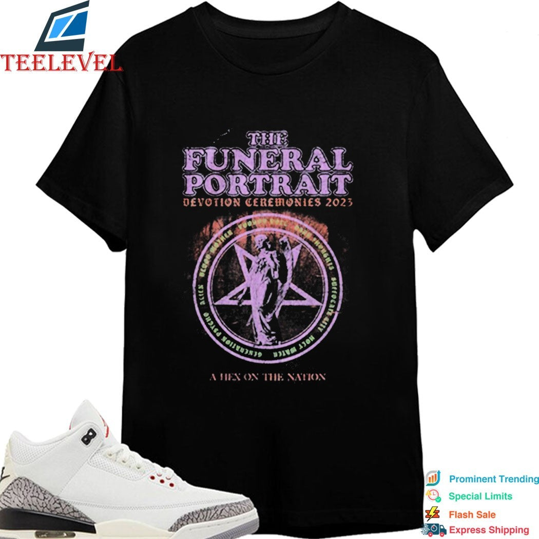 The Funeral Portrait Hex On The Nation Devotions 2023 Tour T-shirts