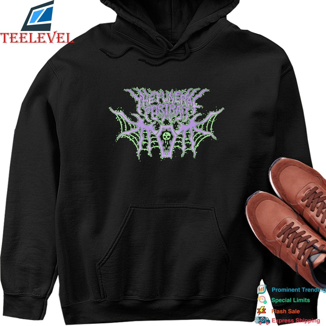 The Funeral Portrait Spiderweb Bat T-shirts