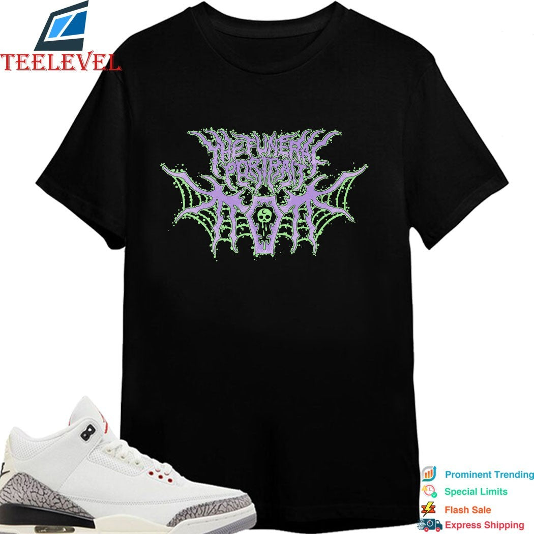 The Funeral Portrait Spiderweb Bat T-shirts