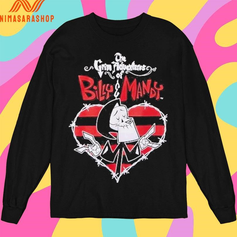 The Grim Adventures Of Billy And Mandy Grim Heart Shirts