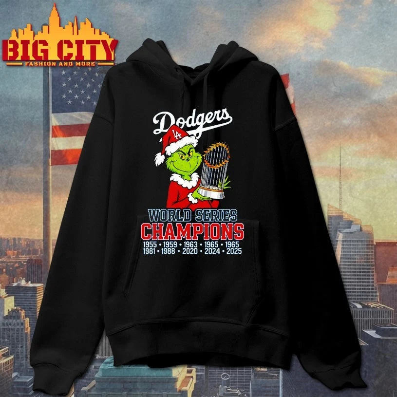 The Grinch Los Angeles Dodgers World Series Champions 2025 Shirt